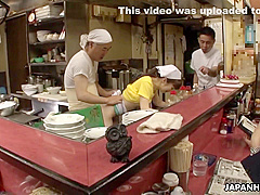 Fucking The Cook In The Back Of The Kitchen