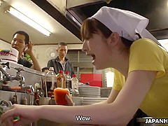 Fucking The Cook In The Back Of The Kitchen