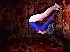 レオタードの涙・・・。01　監禁された美しき青い妖精。