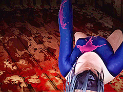 レオタードの涙・・・。01　監禁された美しき青い妖精。