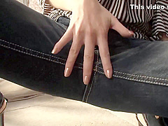 Kaede Kuroki And Kuroki Kaede - Japanese Milf Takes Dick Through Her Ripped Jeans