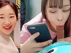 Yi Yuna Blowjob and Face Cumshot