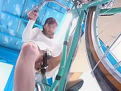 250319エッチなサドルのチャリでイクh1