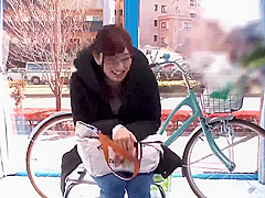 250319エッチなサドルのチャリでイクh1