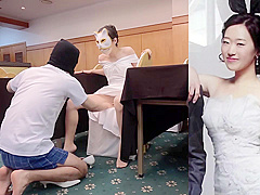 Yi Yuna Fuck by X-Boyfriend Wedding Hall Sex