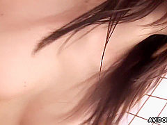 Moaning Brunette Asian Rides That Dick As She Screams