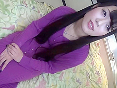 Long Haired Japanese Babe Gets Creampied