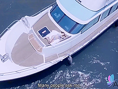 Jin And Her Friends Take A Boat Ride And She Fucks The Captain
