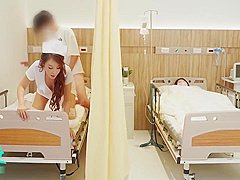 Horny Nurse With Huge Tits Get A Massive Gangbang