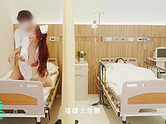 Horny Nurse With Huge Tits Get A Massive Gangbang