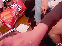 A Raunchy Group Sex Party On Christmas Eve