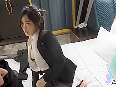 Penny And Her Office Staff Stay Out Late To Celebrate And End Up In Bed