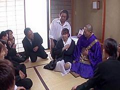 Alluring Japanese Milf With Large Tits Endures A Hardcore Orgy