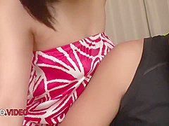 Mikan Kururugi In Asian Girl Gives Blowjob In Threesome Then Takes Cumshot With Men