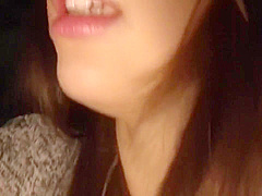 Charming Asian Slut Takes Dick Through Her Ripped Pants - Ayaka Minamino