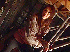 Charming Asian Slut Takes Dick Through Her Ripped Pants - Ayaka Minamino