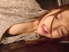 Charming Asian Slut Takes Dick Through Her Ripped Pants - Ayaka Minamino