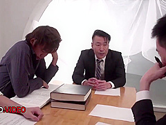 Rina Mayuzumi - Naughty Japanese Office Star Tempts With Her Busty Curves After Work