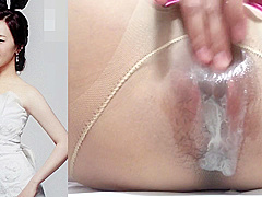 Yi Yuna Pantyhose Fucking Pussy with Sperm
