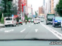 Hinata Aizawa And Aizawa Hinata In Give Me A Sloppy Blowjob In The Car