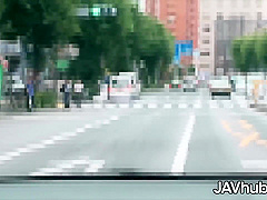 Hinata Aizawa And Aizawa Hinata In Give Me A Sloppy Blowjob In The Car