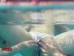 Hot Japanese Blowjob By The Pool: Suzuna Komiyas Big Tits Tease Before Intimate Oral Deli