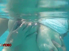 Hot Japanese Blowjob By The Pool: Suzuna Komiyas Big Tits Tease Before Intimate Oral Deli