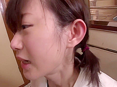 Aoba Itou In Innocent Looking Asian Babe Learns How To Suck A Dick