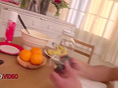 Seductive Japanese Beauty Performs Blowjob Before Hardcore Sex Action With Chihiro Akino