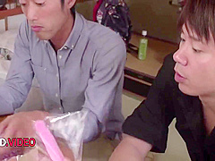 Gets Creampie In Stockings During Extreme Threesome Encounter - Kasai Makoto And Makoto Kasai