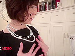 Intense Asian Stunner Gives Blowjobs Before Wild Fuck Festivities - Airi Miyazaki