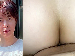 Korean Milf Oh Hye Kyoung Blowjob Handjob Cum with Anal sex Ending