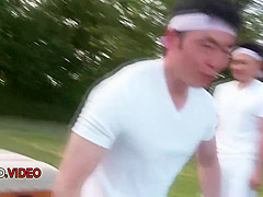 Steamy Jav Showcase Sara Saijos Unique Charms In Hot Outdoor Group Fuck