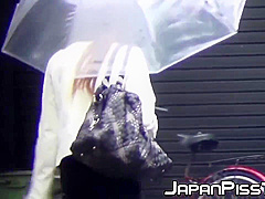 Random Japanese Women Lift Their Skirts To Pee In Restrooms