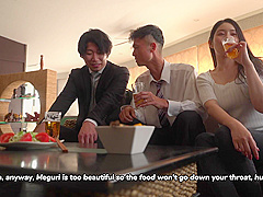 (Engsub)Jur-589-I left my wife alone with Insatiable Junior