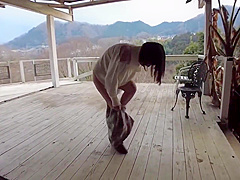 Wet-mark Wander As She Leaves A Shimmering Naughty Trail Wherever She Bares Herself 2/3