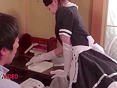 Hot Asian Maid Sultrily Takes On A Group In Steamy Explicit Sex Play With Misaki Yoshimura