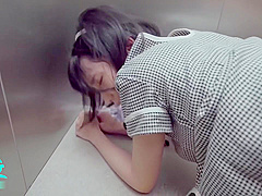Rie Miyagi In Take It All: Fuck And Cum On The Elevator Girls