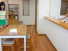 Sakura Misaki In Sandwich Special Dressing - Wife Cheating Right In Front Of Her Husband