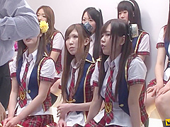 Japanese Students 18+ Get Their Hairy Pussies Satisfied And Pumped In Hot Orgy - Kotone Fujiki, Kanako Kimura And Rio Hamasaki