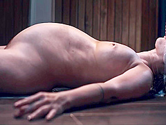 Hentai Redhead Bondage Cumflation Creampie Filled With Loads Of Cum By Toilet Monster With Sata Jones