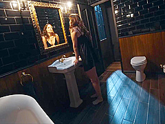 Hentai Redhead Bondage Cumflation Creampie Filled With Loads Of Cum By Toilet Monster With Sata Jones