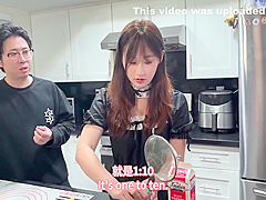 Home Baking Instructor Gets Fucked On The Kitchen Counter Before The Cream Is Even Whipped
