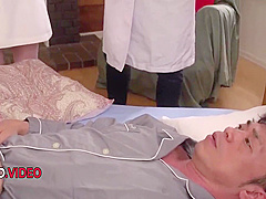 Shaved Pussy Gives Intense Blowjob Feels Stockings Thrill Japanese Cock Nurse With Kei Mizushima