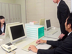 Yui Watanabe And Erika Nishino In Japanese Office