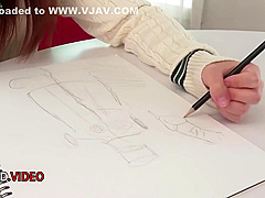 Chihiro Nishikawa And Nishikawa Chihiro - Seductive Asian Classmate Seducing In Classroom Blowjob