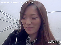 Kanako Rides A Stranger On A Nice Weather Like A Slut