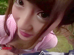 Anna Anjos Seductive Allure Heats Up Outdoors With Her Perfect Japanese Blowjob Skills With Anna Anjyo