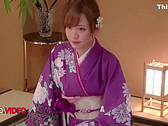 Seductive Asian Kimono Model Gives Amazing Blowjob Before Hardcore Creampie With Hosaka Eri And Eri Hosaka