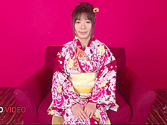 Naughty Jav Star Chiharu Seduces With A Japan Blowjob Then Fucks With Kimono Clad